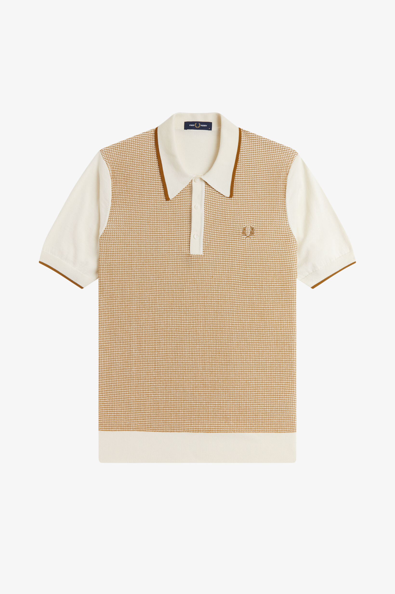 FRED PERRY 「Tonic Waffle Knitted Shirt ／トニックワッフルニットポロシャツ」|ポロシャツ|