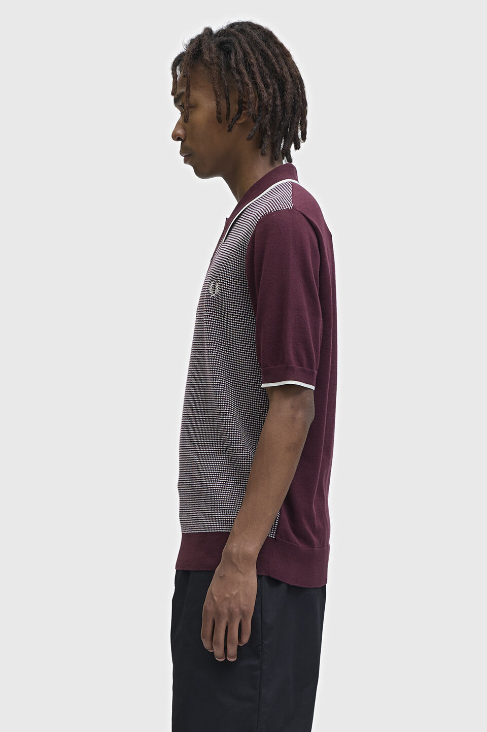 FRED PERRY 「Tonic Waffle Knitted Shirt ／トニックワッフルニットポロシャツ」|ポロシャツ|