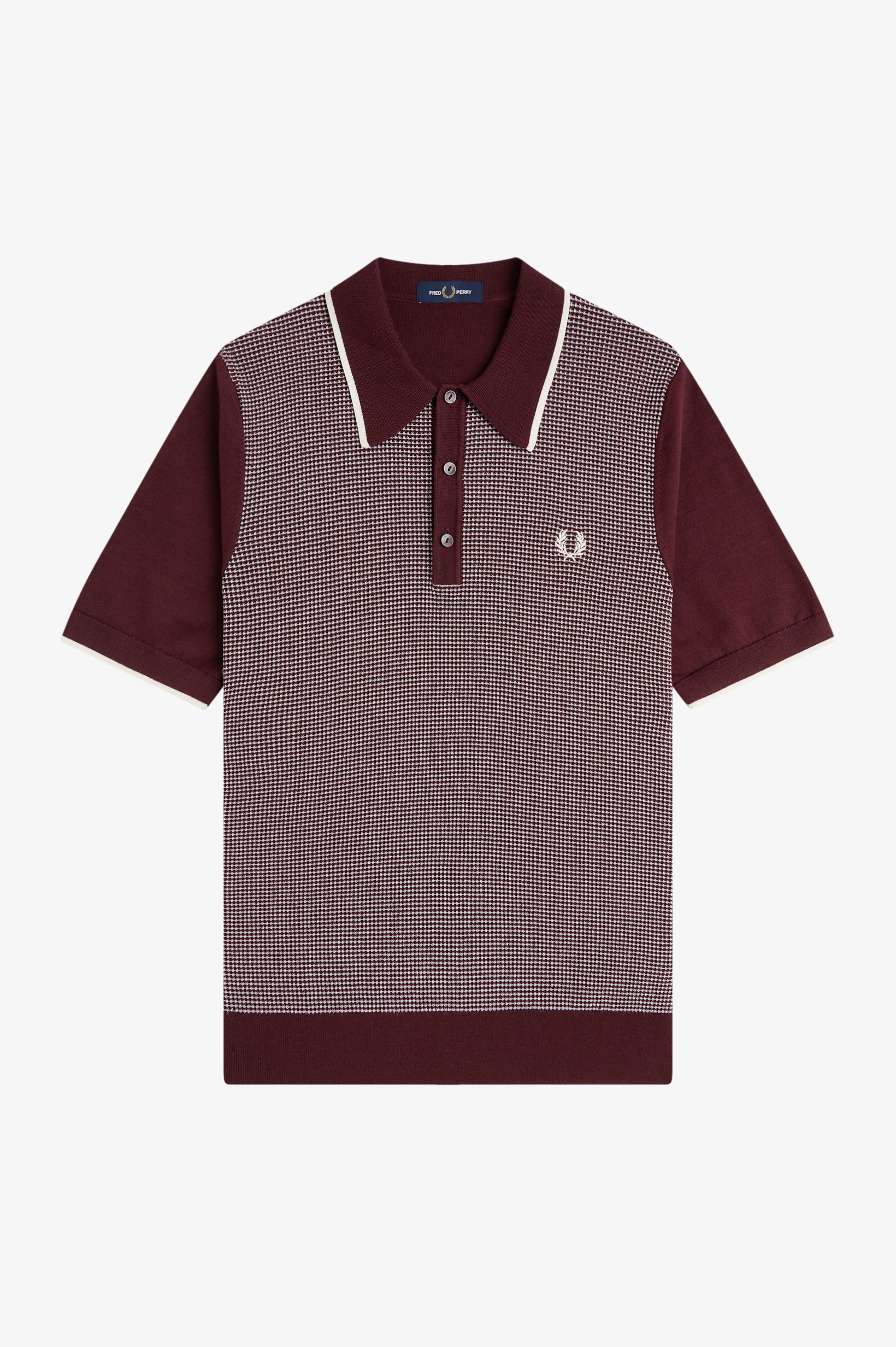 FRED PERRY 「Tonic Waffle Knitted Shirt ／トニックワッフルニットポロシャツ」|ポロシャツ|