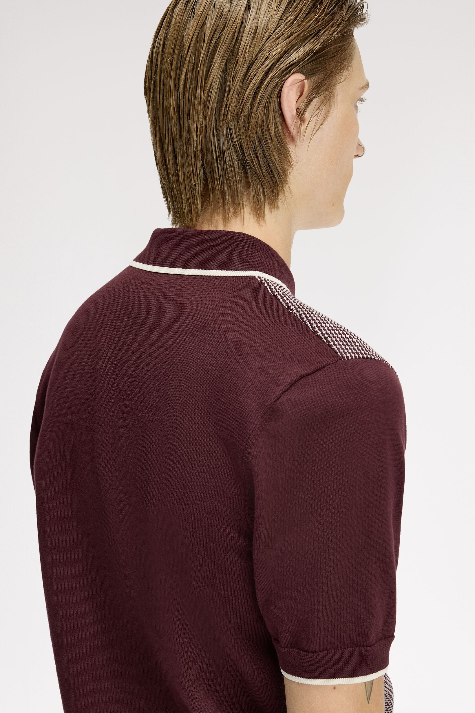 FRED PERRY 「Tonic Waffle Knitted Shirt ／トニックワッフルニットポロシャツ」|ポロシャツ|