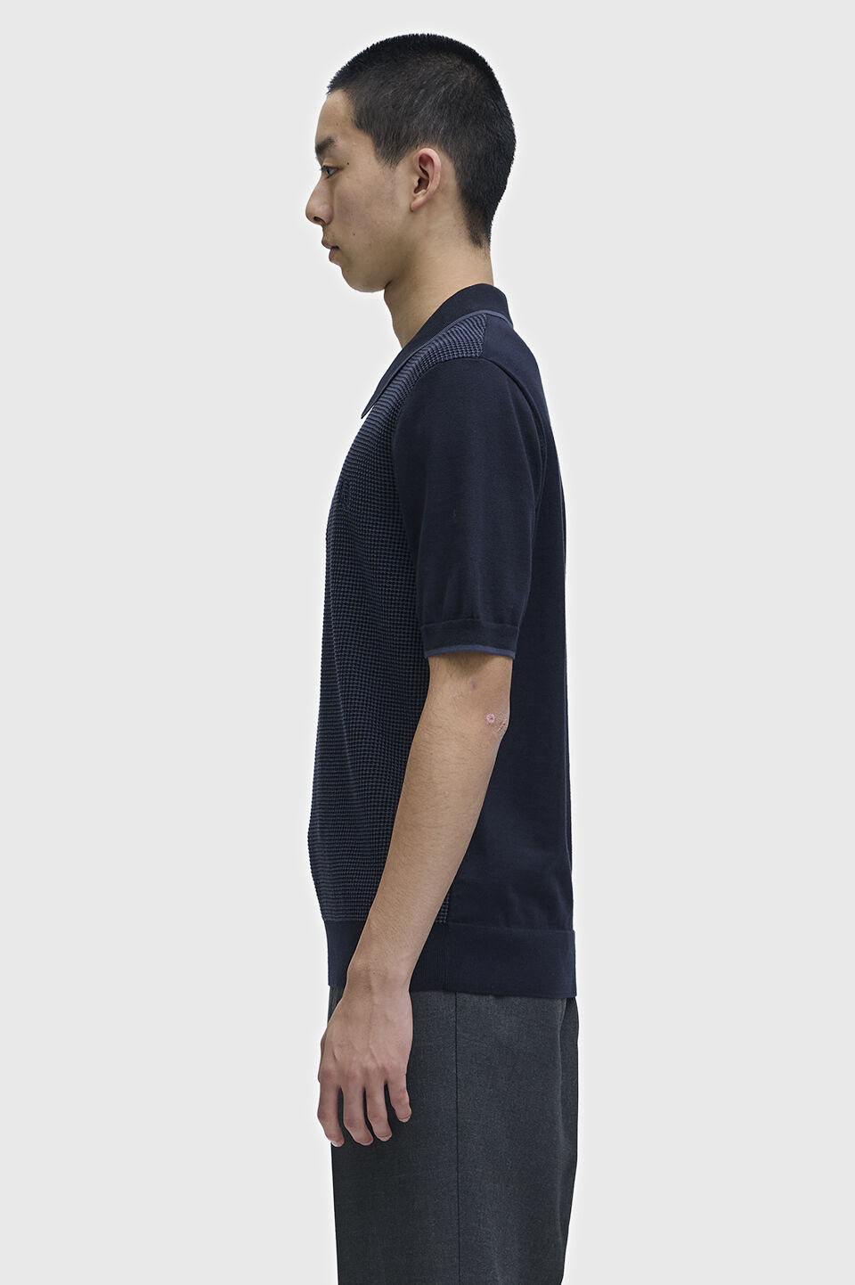 FRED PERRY 「Tonic Waffle Knitted Shirt ／トニックワッフルニットポロシャツ」|ポロシャツ|