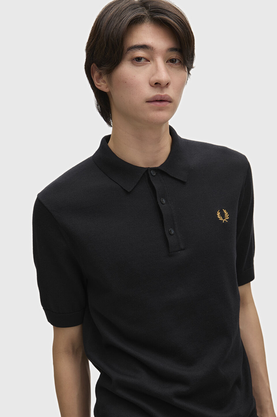 FRED PERRY 「FRED PERRY／Cotton Knitted Polo Shirt／コットンニットポロシャツ」|ポロシャツ|