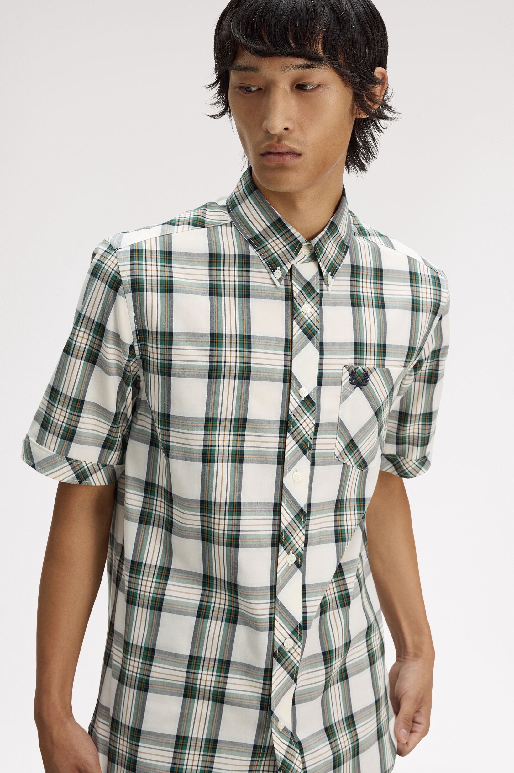 FRED PERRY 「Classic Tartan Short Sleeve Shirt クラシックタータンショートスリーブシャツ」|シャツ・ブラウス|