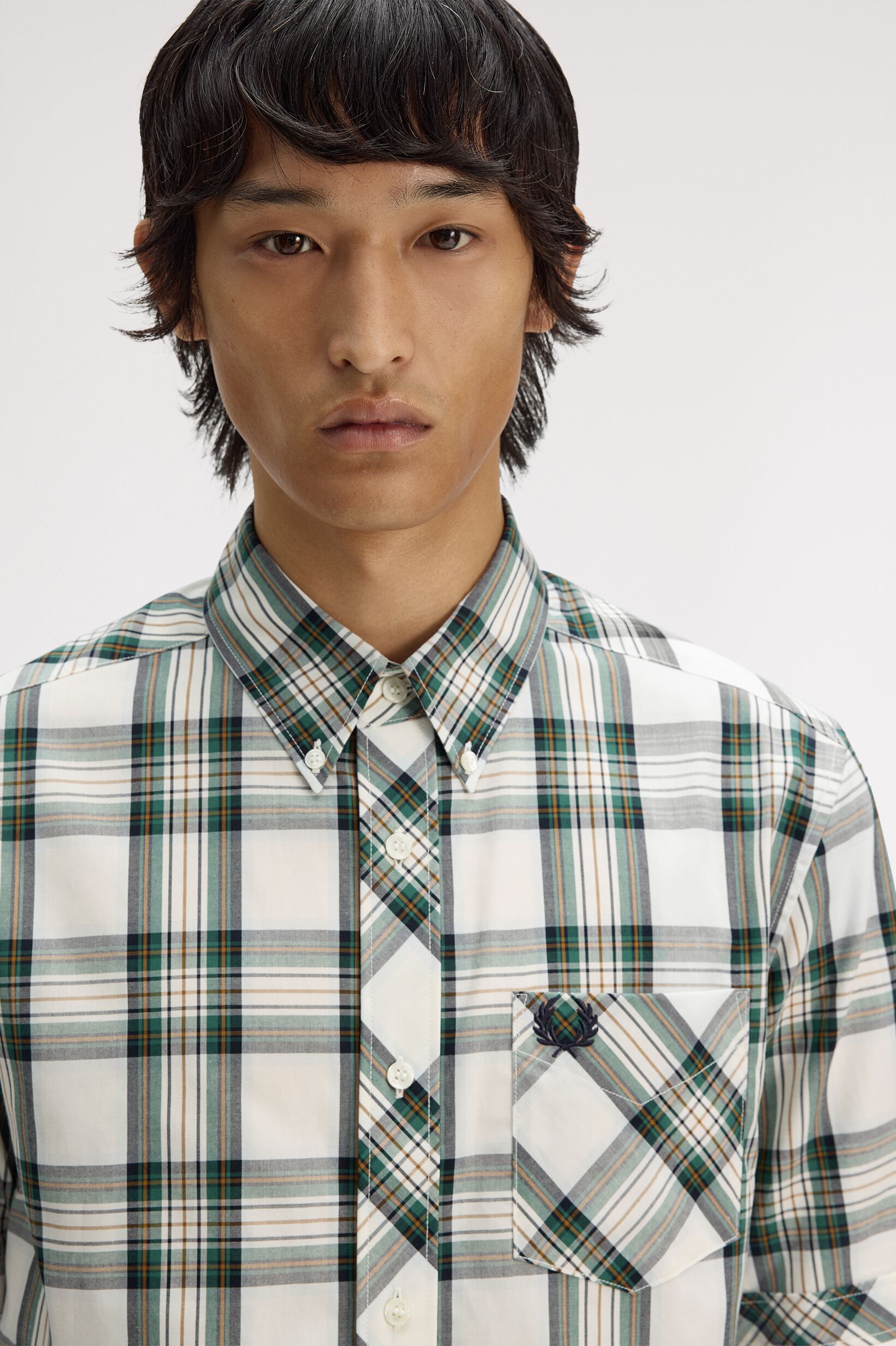 FRED PERRY 「Classic Tartan Short Sleeve Shirt クラシックタータンショートスリーブシャツ」|シャツ・ブラウス|