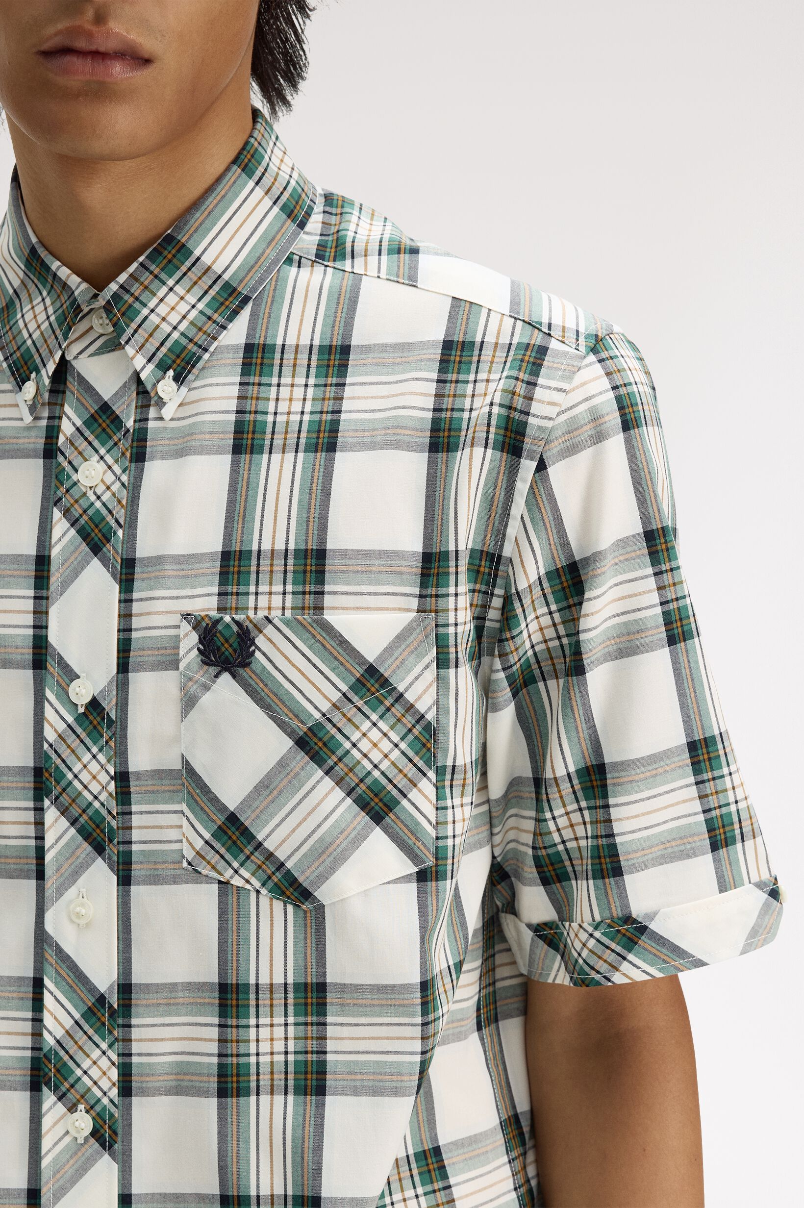 FRED PERRY 「Classic Tartan Short Sleeve Shirt クラシックタータンショートスリーブシャツ」|シャツ・ブラウス|
