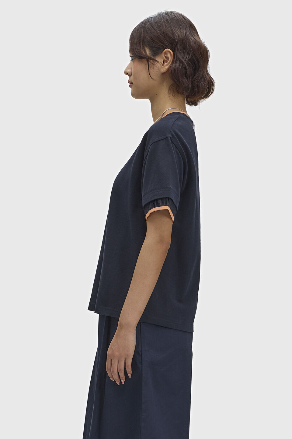 FRED PERRY 「Tipped Mesh Pique T-Shirt／ティップラインメッシュピケTシャツ」|Tシャツ・カットソー|