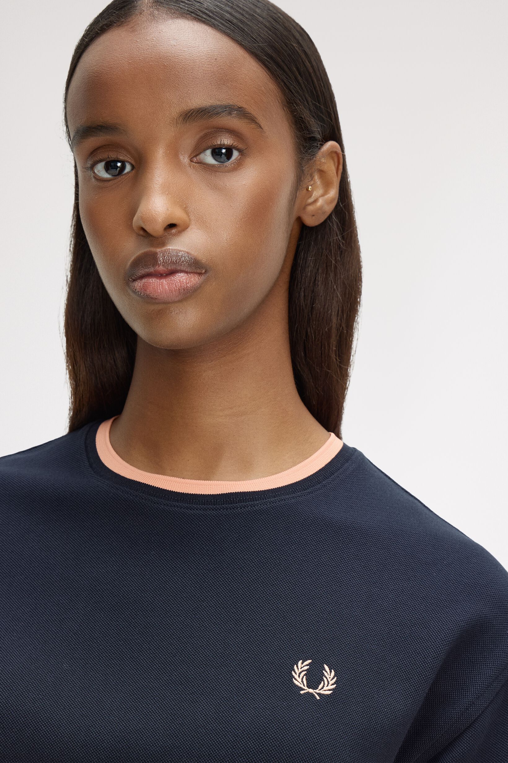 FRED PERRY 「Tipped Mesh Pique T-Shirt／ティップラインメッシュピケTシャツ」|Tシャツ・カットソー|