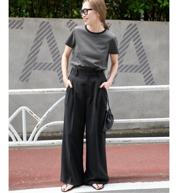 OUTDOOR PRODUCTS Usual Things「リンガーボーダーTEE セットアップ対応」|Tシャツ・カットソー|
