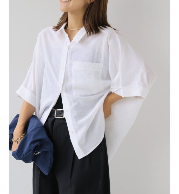 OUTDOOR PRODUCTS Usual Things「レーヨンリネンドルマンシャツ」|シャツ・ブラウス|
