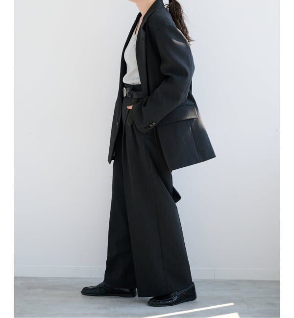 OUTDOOR PRODUCTS Usual Things「≪予約≫ORDINARY タックワイドスラックス セットアップ対応」|スラックス|