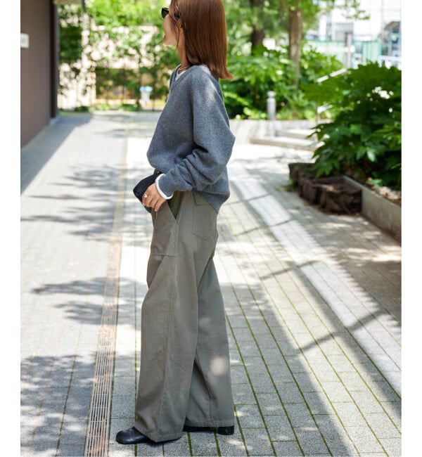 OUTDOOR PRODUCTS Usual Things「≪予約≫WOOL SIGNATURE Vネックニット」|ニット・セーター|