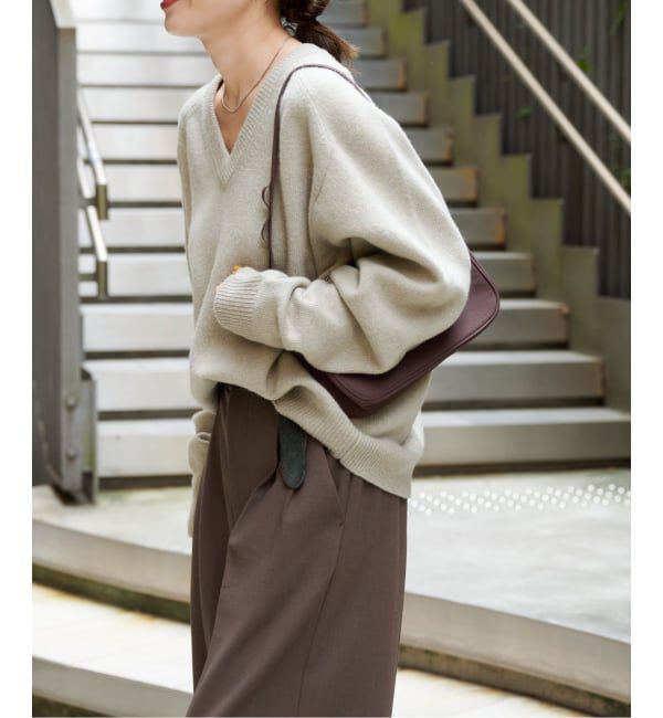 OUTDOOR PRODUCTS Usual Things「≪予約≫WOOL SIGNATURE Vネックニット」|ニット・セーター|