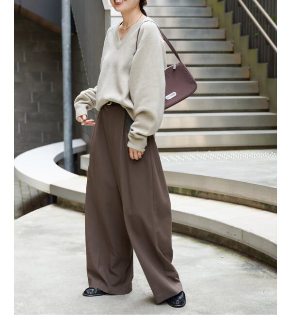 OUTDOOR PRODUCTS Usual Things「≪予約≫WOOL SIGNATURE Vネックニット」|ニット・セーター|