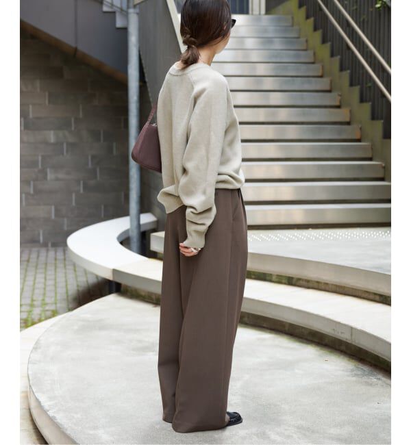 OUTDOOR PRODUCTS Usual Things「≪予約≫WOOL SIGNATURE Vネックニット」|ニット・セーター|