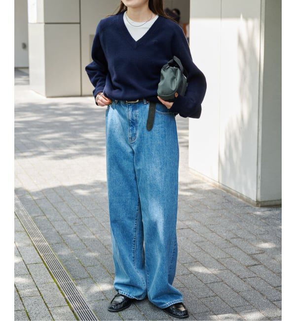 OUTDOOR PRODUCTS Usual Things「≪予約≫WOOL SIGNATURE Vネックニット」|ニット・セーター|