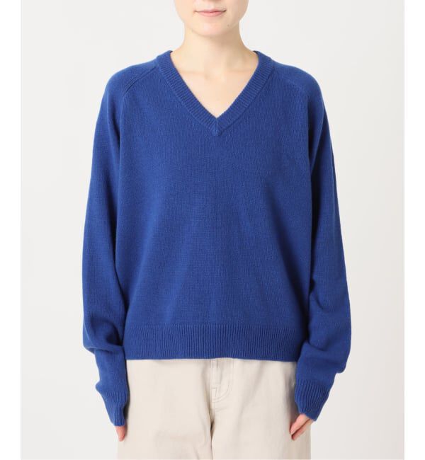 OUTDOOR PRODUCTS Usual Things「≪予約≫WOOL SIGNATURE Vネックニット」|ニット・セーター|