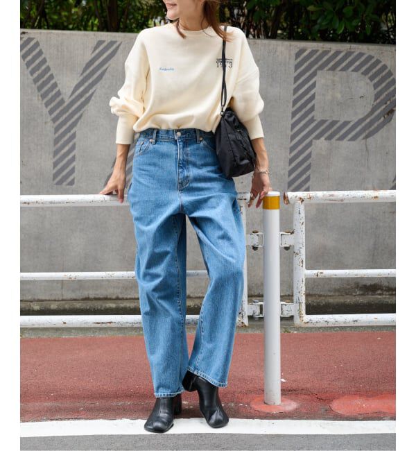 OUTDOOR PRODUCTS Usual Things「≪予約≫追加3 ロゴ刺繍スウェットライククルーネックニットプルオーバー」|ニット・セーター|