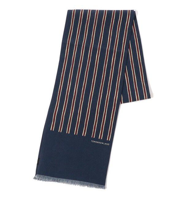 TOMORROWLAND GOODS「TOMORROWLAND MADE IN ITALY シルク ストール」|ストール|66 ブルー系