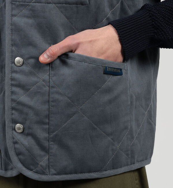 TOMORROWLAND BUYING WEAR「【別注】LAVENHAM UNWADDED THORNHAM リネンコットン キルティングベスト」|ベスト・ジレ|