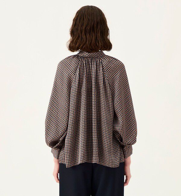 Ballsey「【WEB先行予約】ファンズプリント ボウタイブラウス」|シャツ・ブラウス|