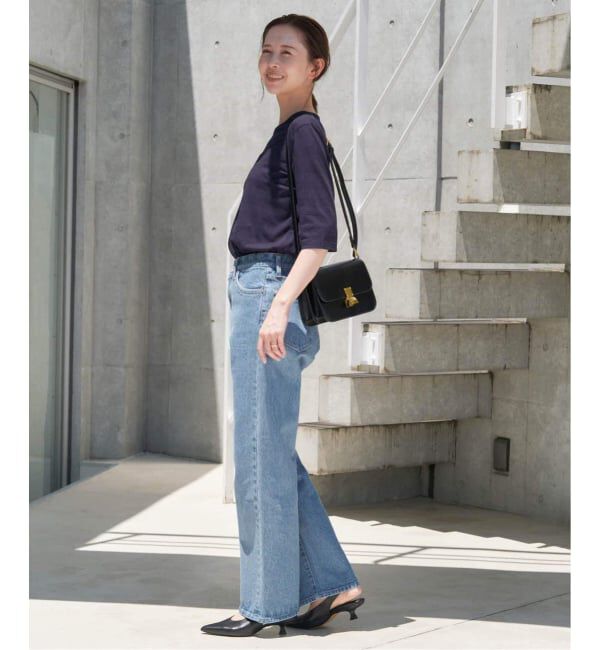 SLOBE IENA「《3サイズ展開/追加6》LE DENIM ストレートデニムパンツ」|デニム|
