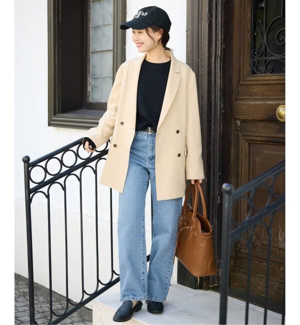 SLOBE IENA「《3サイズ展開/追加6》LE DENIM ストレートデニムパンツ」|デニム|