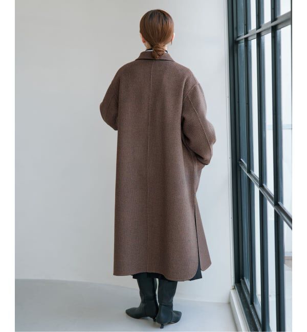 IENA「《予約》Super160 リバーシブルステンコート」|ステンカラーコート|