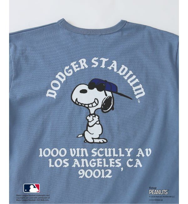 JOURNAL STANDARD relume「《追加》PEANUTS / ピーナッツ 別注 MLB ベースボール プリントTシャツ」|Tシャツ・カットソー|