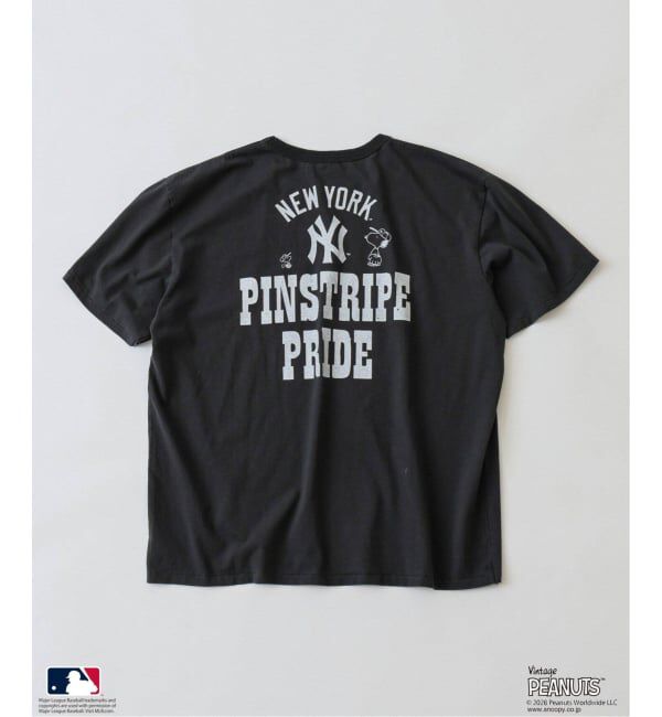 JOURNAL STANDARD relume「《追加》PEANUTS / ピーナッツ 別注 MLB ベースボール プリントTシャツ」|Tシャツ・カットソー|