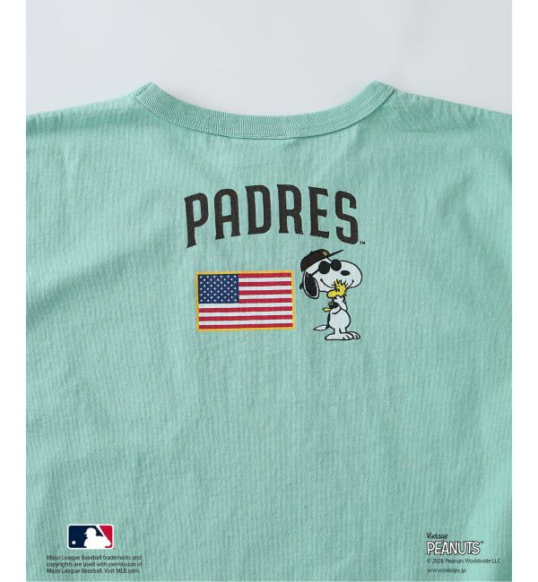 JOURNAL STANDARD relume「《追加》PEANUTS / ピーナッツ 別注 MLB ベースボール プリントTシャツ」|Tシャツ・カットソー|
