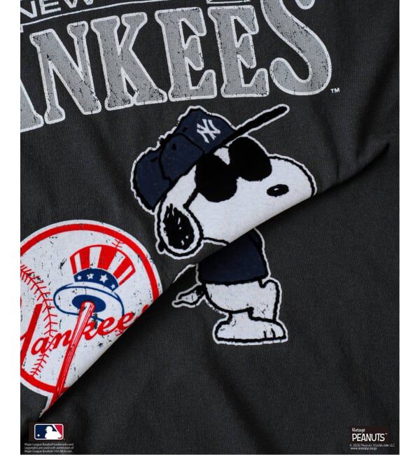 JOURNAL STANDARD relume「《追加》PEANUTS / ピーナッツ 別注 MLB ベースボール プリントTシャツ」|Tシャツ・カットソー|