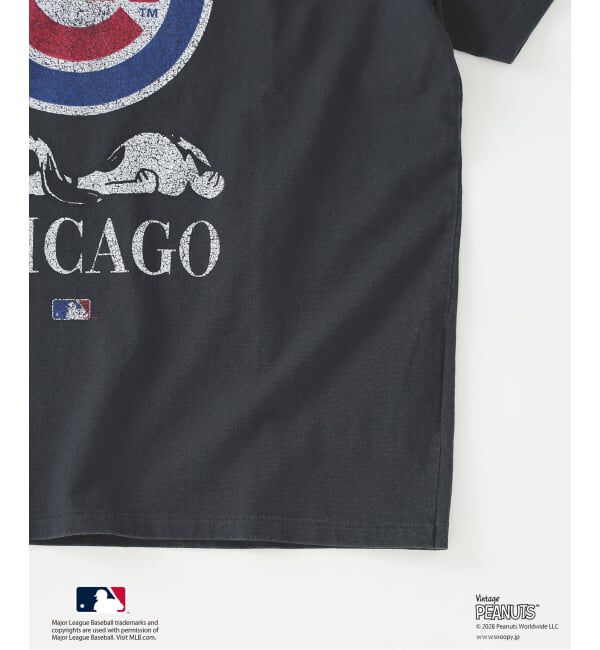 JOURNAL STANDARD relume「《追加》PEANUTS / ピーナッツ 別注 MLB ベースボール プリントTシャツ」|Tシャツ・カットソー|