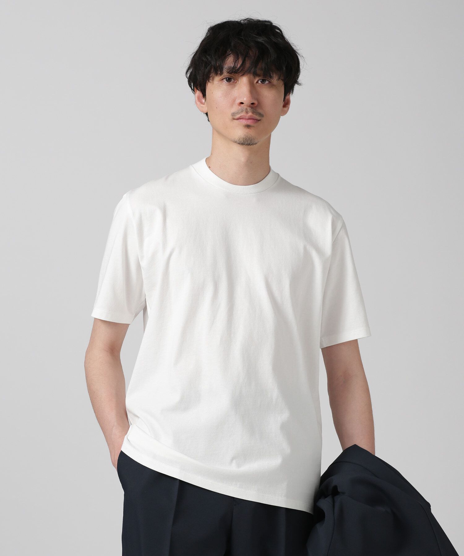 NANO universe「LB.03/ジャケT 半袖」|Tシャツ・カットソー|ホワイト