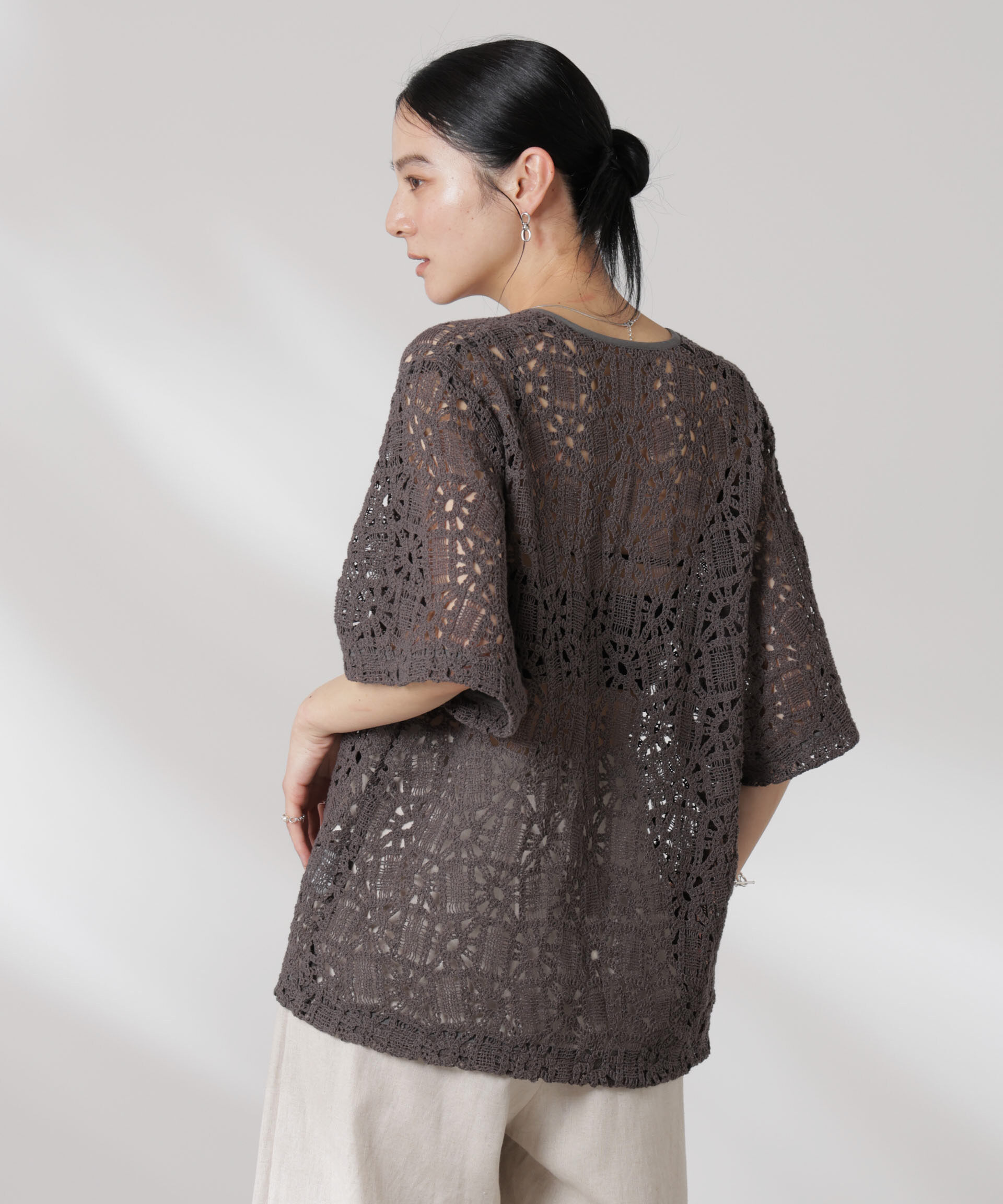NANO universe「コットンコードレースジャケット（セットアップ可）」|テーラードジャケット|