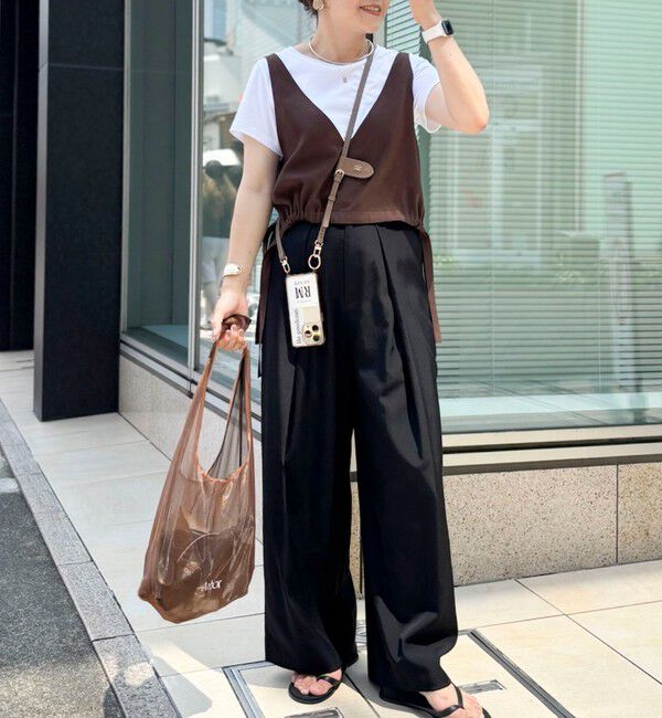 NOLLEY'S「【一部WEB限定サイズ】ウォッシャブルロビンソンツイルデザインパンツ」|その他|