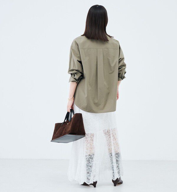 NOLLEY'S sophi「《セットアップ対応》ウォッシャブラルッセルレースマキシマーメイドスカート」|スカート|