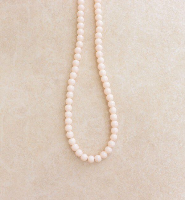 fredy emue「ガラス丸ビーズネックレス」|ネックレス|