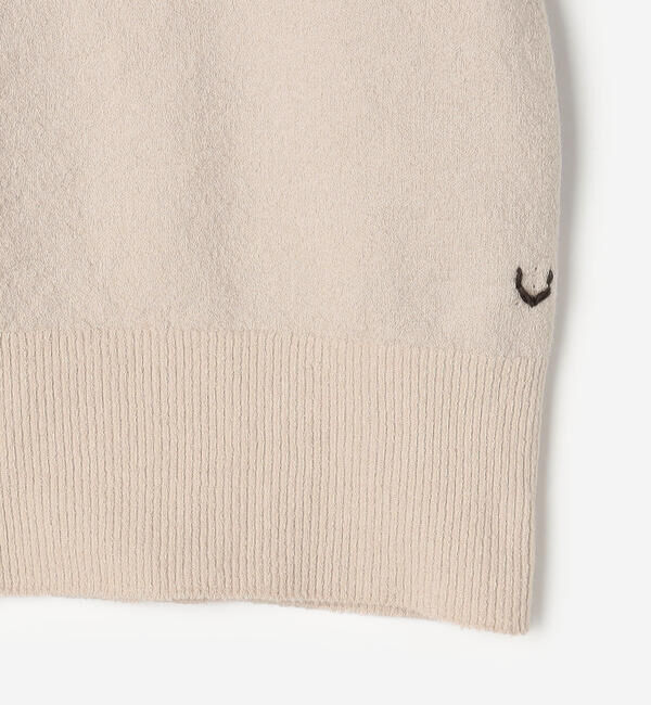 UNFIL「UNFIL | ボトルネック 半袖プルオーバー WOMEN」|ニット・セーター|