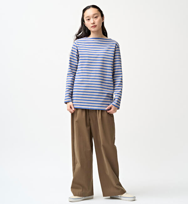 ORCIVAL「ORCIVAL | コットンロード ボートネック フレンチバスクTシャツ WOMEN」|Tシャツ・カットソー|