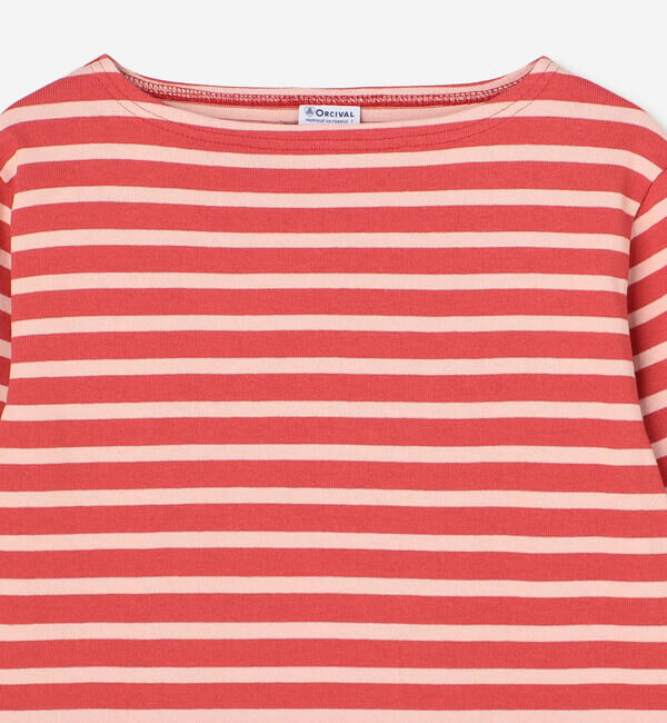 ORCIVAL「ORCIVAL | コットンロード ボートネック フレンチバスクTシャツ WOMEN」|Tシャツ・カットソー|