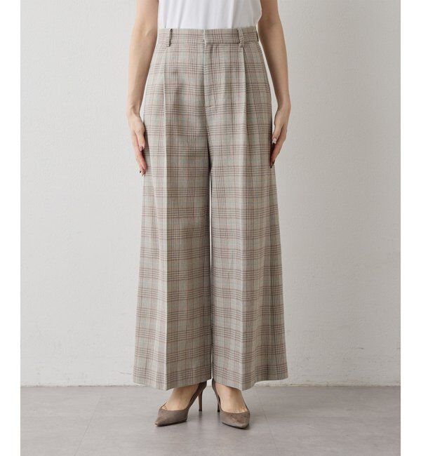  「《セットアップ対応》コットンチェックパンツ」|その他|