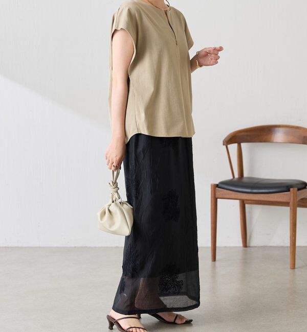  「《人気につき再販売決定》トリコットフレンチカットソー」|Tシャツ・カットソー|