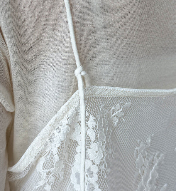  「スカラレースキャミ」|シャツ・ブラウス|