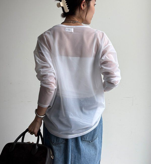 「【WEB限定】シアーロゴTEE」|Tシャツ・カットソー|