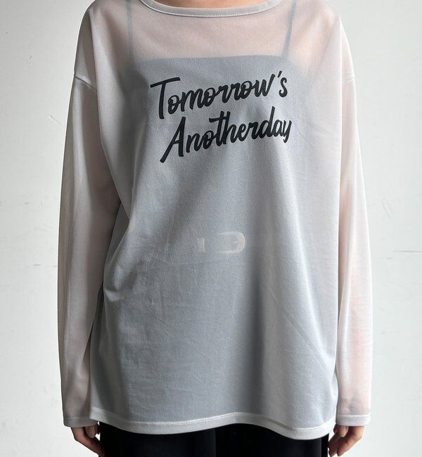  「【WEB限定】シアーロゴTEE」|Tシャツ・カットソー|