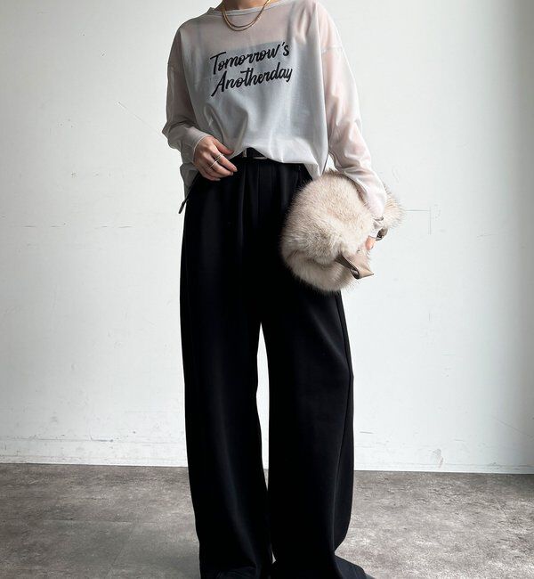  「【WEB限定】シアーロゴTEE」|Tシャツ・カットソー|