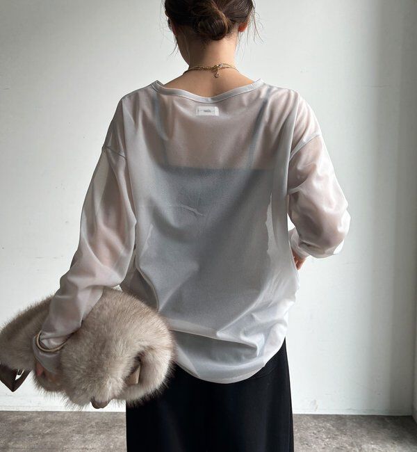  「【WEB限定】シアーロゴTEE」|Tシャツ・カットソー|