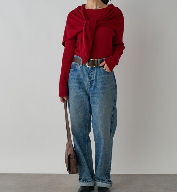  「【MONN.:.】【3サイズ展開】OKAYAMAストレートデニム」|デニム|