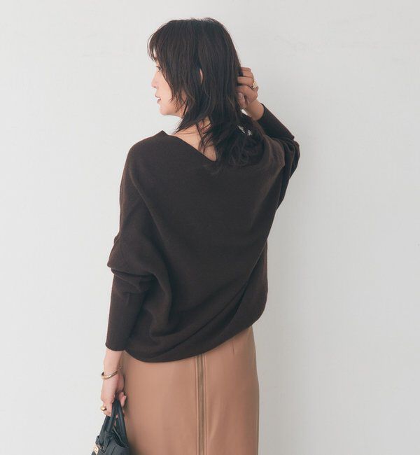  「ウール100NEWバックボリュームニット」|ニット・セーター|