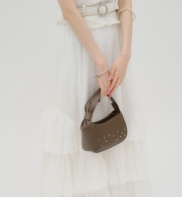  「【lilium by lily】リボンパール2wayBAG」|トートバッグ|